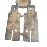 Brutalist 1970s Solid Brass Cabinet Pull Vintage Mid-Century Modern Hardware