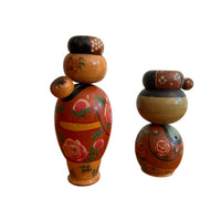 Antique Hand-Painted Japanese Kokeshi Doll Authentic, Traditional Japanese Art Collectible (Sold Separately)