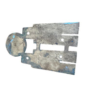 Brutalist 1970s Solid Brass Cabinet Pull Vintage Mid-Century Modern Hardware