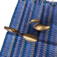 Set of 2 Brass Swans