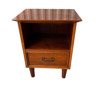 Midcentury Wood Bedside Table Nightstand
