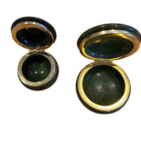 Italian Alabaster Box Made in Italy Forest Green