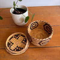 Native Basket and Clay Pot Ceramic Vase Sold Separately