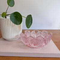 Viking Glass Pink Bowl