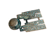 Brutalist 1970s Solid Brass Cabinet Pull Vintage Mid-Century Modern Hardware