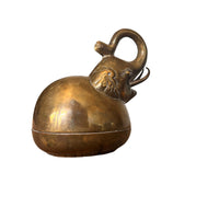 Brass Elephant Trinket Box