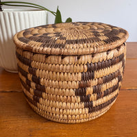 Native Basket and Clay Pot Ceramic Vase Sold Separately