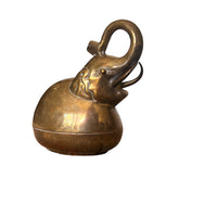 Brass Elephant Trinket Box