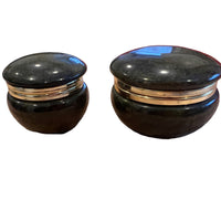 Italian Alabaster Box Made in Italy Forest Green (Each Sold Separately)