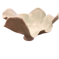 Pedestal Ceramic Dish Sea Foam Green
