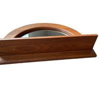 Ozark Oak Wall Mirror with Shelf
