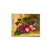 Vintage Small Canvas Still life Signed Georgia C. Haylton