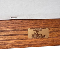 Ozark Oak Wall Mirror with Shelf