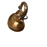 Brass Elephant Trinket Box