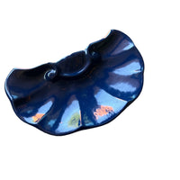 Vermont Casting Navy Blue Cast Iron Soap Holder