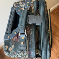 Pierre Cardin Floral Travel Carry-On vintage