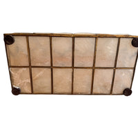 Capiz Shell Vintage Tissue Box Holder