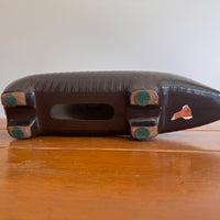 Rare Redwing Ceramic Pig Candle Holder