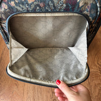 Pierre Cardin Floral Travel Carry-On vintage