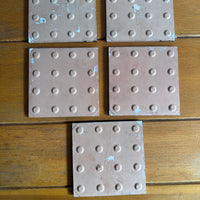 Giovanni DeSimone Ceramic Tiles Hand Painted Vintage 1960's Wall Art