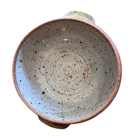 Small Lodewick Vintage Studio Pottery Ikebana Ceramic Pot with Lid baking Dish