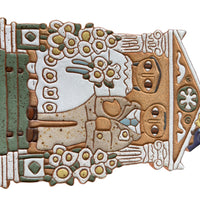 Saint Andrew's Abby Glazed Ceramic Wall Art (Sold Separately)