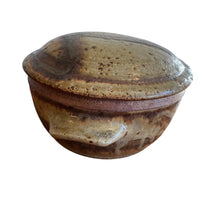 Small Lodewick Vintage Studio Pottery Ikebana Ceramic Pot with Lid baking Dish