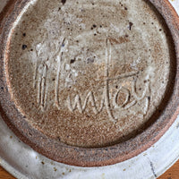 Ceramic Dinner Plates Studio Pottery Vintage (sold individually)