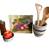 Vintage Small Canvas Still life Signed Georgia C. Haylton