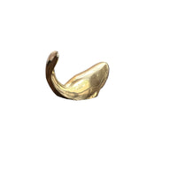 Small Vintage Brass Whale