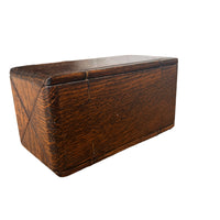 Antique Oak Puzzle Box Sewing