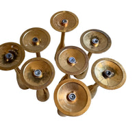 Set of 8 German AS Brass MCM desert Stem Glasses