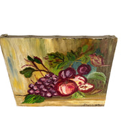 Vintage Small Canvas Still life Signed Georgia C. Haylton
