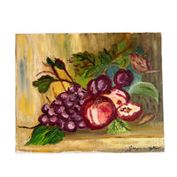 Vintage Small Canvas Still life Signed Georgia C. Haylton