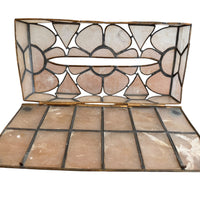 Capiz Shell Vintage Tissue Box Holder