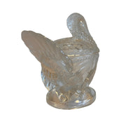 LE Smith Turkey Candy Dish Clear Glass