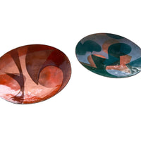 Midcentury Enameled Copper Trinket Tray
