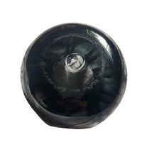 Hand Blown Wavy Glass Bowl Black Italian