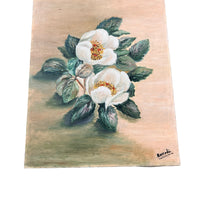 Unframed European Floral Magnolia Painting