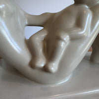 Haeger Ceramic Mom Mother Baby Sculpture Statue Midcentury Vintage