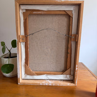Framed Portrait of a Person Original Art Vintage