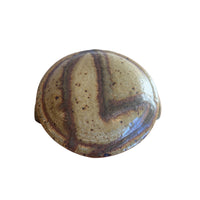 Small Lodewick Vintage Studio Pottery Ikebana Ceramic Pot with Lid baking Dish