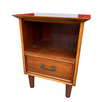 Midcentury Wood Bedside Table Nightstand