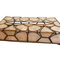 Capiz Shell Vintage Tissue Box Holder