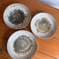 Ceramic Dinner Plates Studio Pottery Vintage (sold individually)