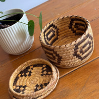 Native Basket and Clay Pot Ceramic Vase Sold Separately