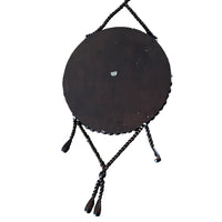 Wood Beaded Wall Mirror
