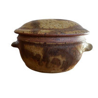 Small Lodewick Vintage Studio Pottery Ikebana Ceramic Pot with Lid baking Dish