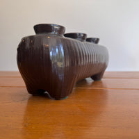 Rare Redwing Ceramic Pig Candle Holder