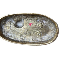 Vintage Brass Bunny Rabbit with Babies Sculpture Figure